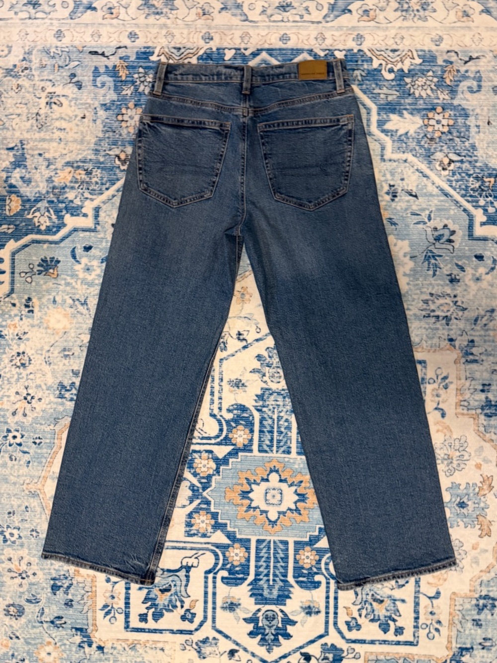 AE Stretch Studded High-Waisted Stovepipe Jean Size 4 NWOT - Picture 6 of 9